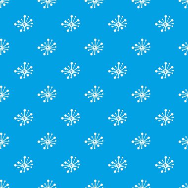 Yuvarlak bakteriler desen kesintisiz mavi