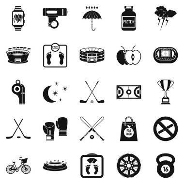 Wheeling Icons set, basit tarzı