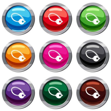 Palyaço burnu 9 koleksiyonu ayarla