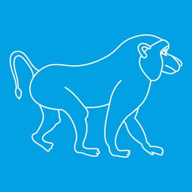 Makak simgesi, anahat stili