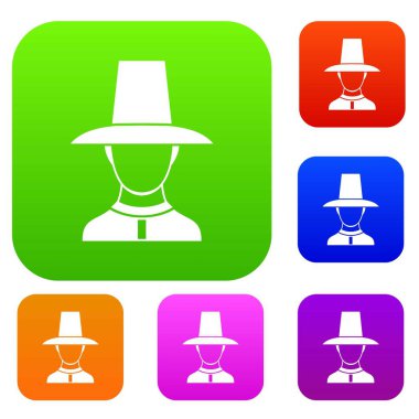 Kore askeri üniforma set koleksiyonu