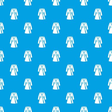 Bornoz desen kesintisiz mavi