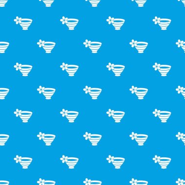 Su spa desen kesintisiz mavi ile kase