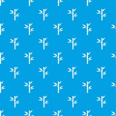 Bambu desen kesintisiz mavi