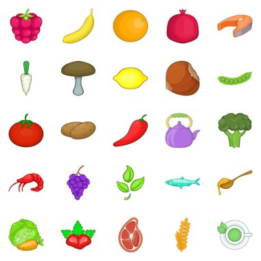 Rejimi Icons set, karikatür tarzı