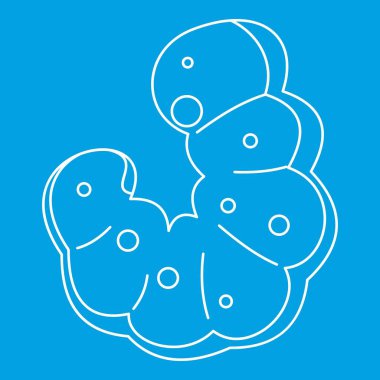 Kurtçuk simgesi, anahat stili