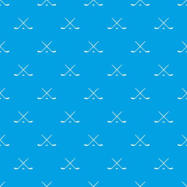 Hokey desen kesintisiz mavi