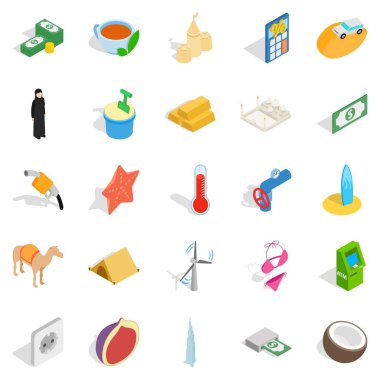 BAE Icons set, izometrik stili