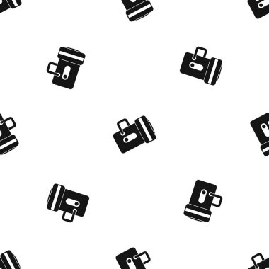 El feneri desen sorunsuz siyah