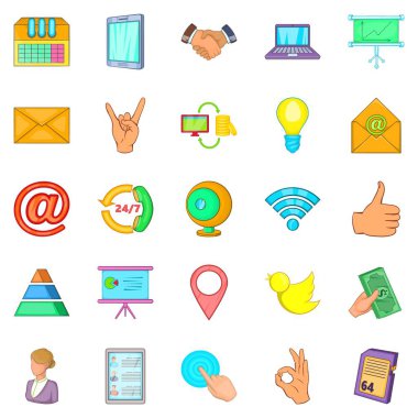 Günlüğü Icons Set, karikatür tarzı