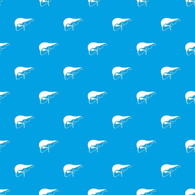 Karaciğer desen kesintisiz mavi