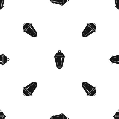 Sokak ışık desen sorunsuz siyah