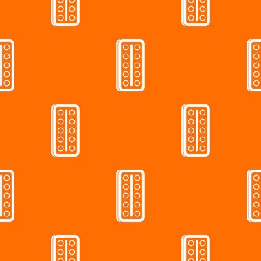 Suluboya fırça deseni sorunsuz ile bir kutu içinde