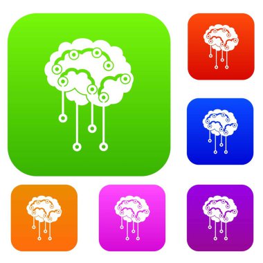 İnsan beyni sensörlerde koleksiyonu ayarla