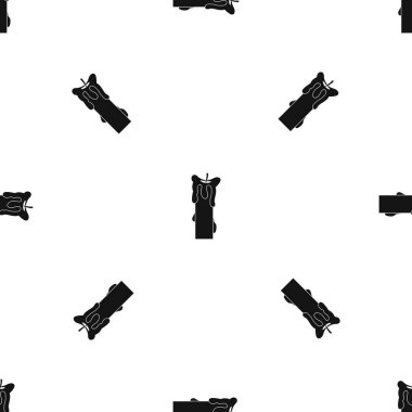 Mum sönmüş desen sorunsuz siyah