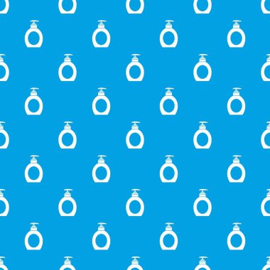 Sıvı sabun desen kesintisiz mavi