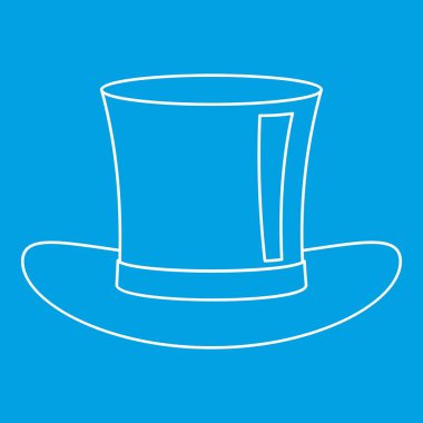 İpek şapka kutsal kişilerin resmi, anahat stili