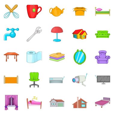 Rahat Icons set, karikatür tarzı