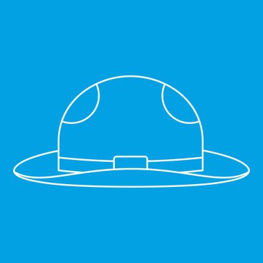 Yaz şapka simgesi, anahat stili