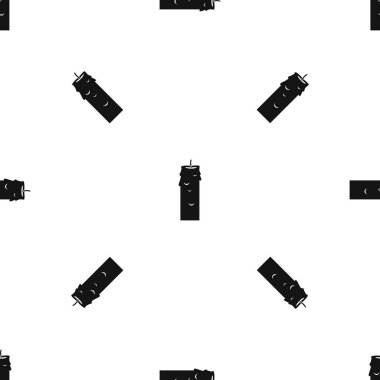 Parafin mum model sorunsuz siyah