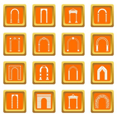 Arch Icons set turuncu ayarla