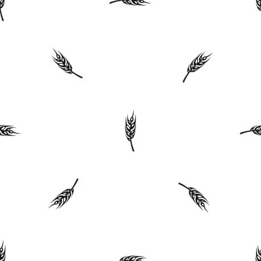 Arpa spike desen sorunsuz siyah