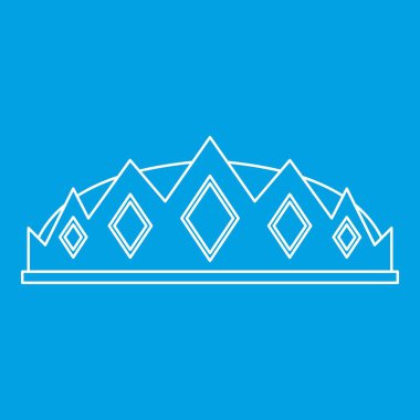 Küçük taç simge, anahat stili