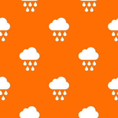 Desen sorunsuz bulut ile yağmur damlaları