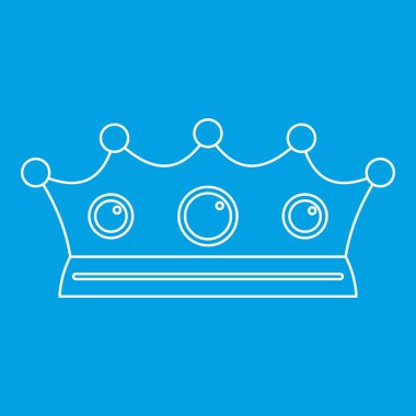 Takı taç simgesi, anahat stili