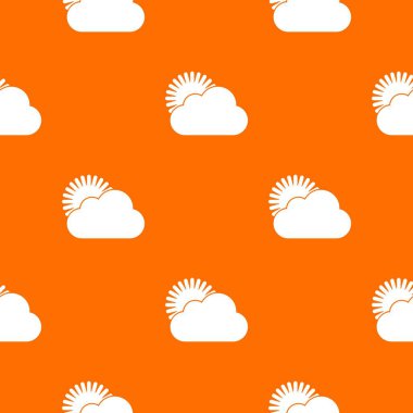 Güneş ve bulut deseni sorunsuz