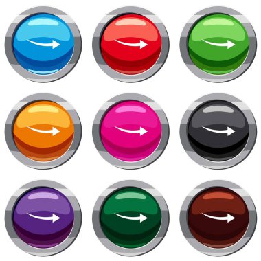 Eğri ok 9 koleksiyonu ayarla