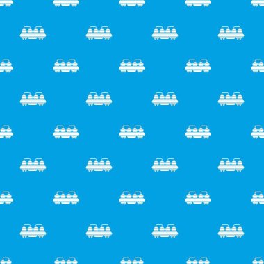 Demiryolu vagonu çimento desen kesintisiz mavi için