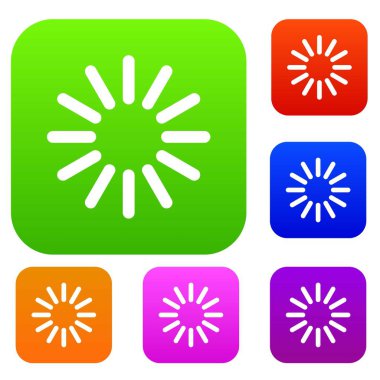 Bekleyen işareti set koleksiyonu