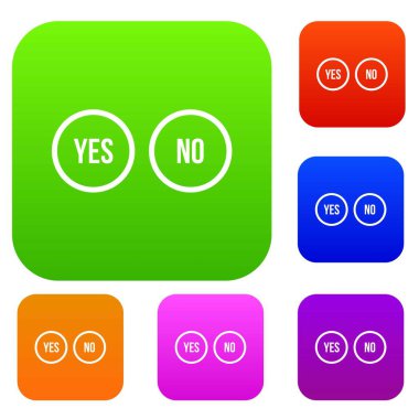 Seçim düğmelerini Evet ve hiçbir set koleksiyonu