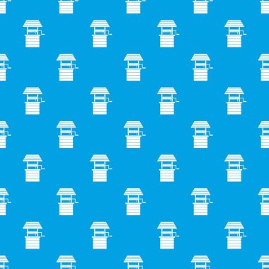 Su iyi desen kesintisiz mavi