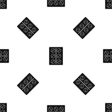 Hapları desen sorunsuz siyah