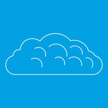 Sonbahar bulut simgesi, anahat stili