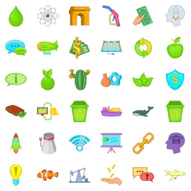 Eko batarya kutsal kişilerin resmi koymak, karikatür tarzı