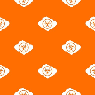 Biyolojik tehlike sembolü desen ile sorunsuz bulut