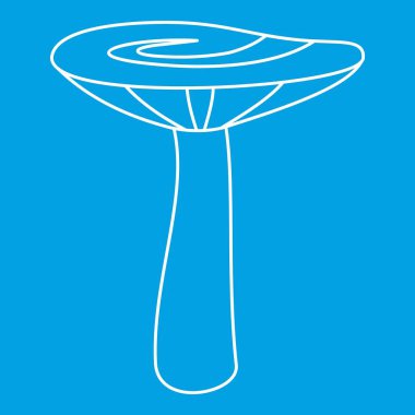 Mantar simgesi, anahat stili