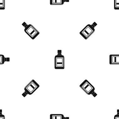 Plastik şişe desen sorunsuz siyah