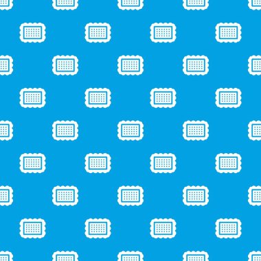 Tanımlama bilgisi desen kesintisiz mavi