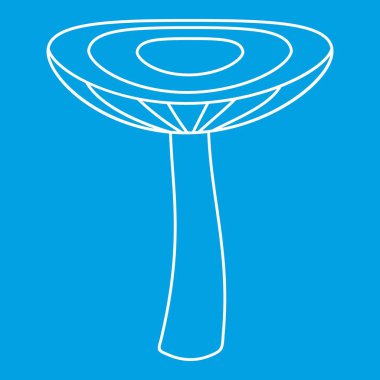 Mantar sade kutsal kişilerin resmi, anahat stili