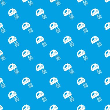 Elektrikli karıştırıcı desen kesintisiz mavi