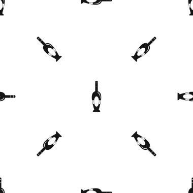 tatil şişe desen sorunsuz siyah