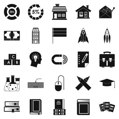 Discoverer Icons set, basit tarzı