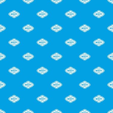 Premium kalite ürün etiket desen kesintisiz mavi