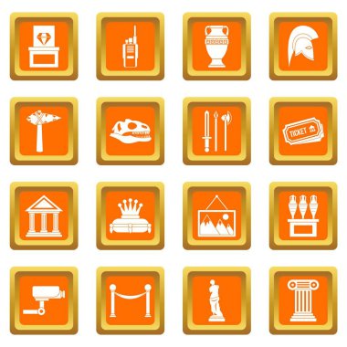 Portakal Müzesi Icons set