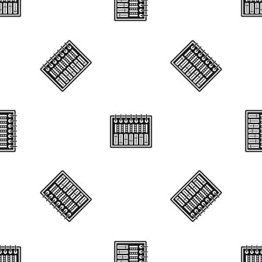 Müzik Ekolayzer konsol desen sorunsuz siyah