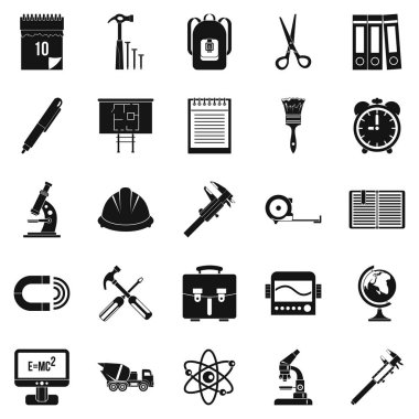 Pusula Icons set, basit tarzı